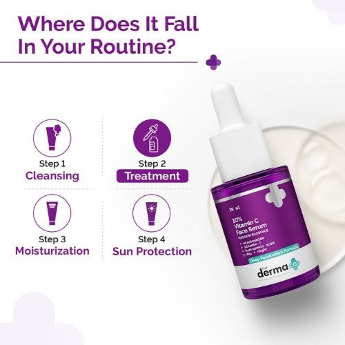 The Derma Co 10% Vitamin C Face Serum  (30ml)