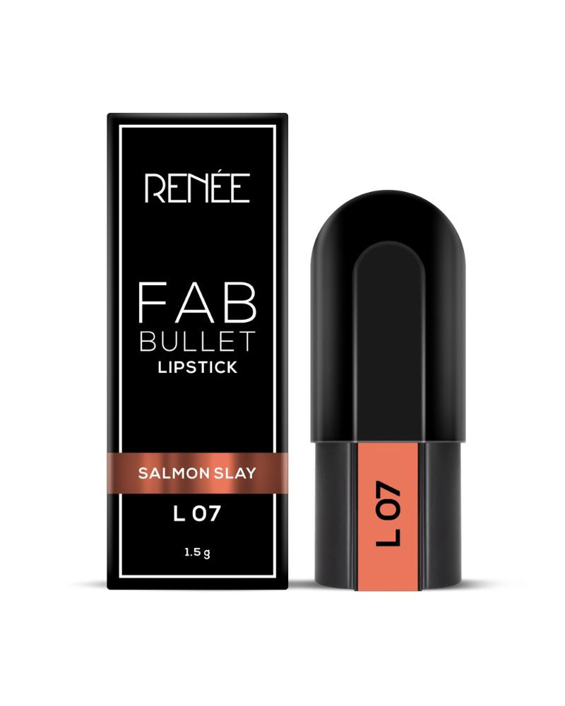 RENEE Fab Bullet Lipstick - Salmon Slay (1.5 gm) (Mini / Small Pack/ Sample)