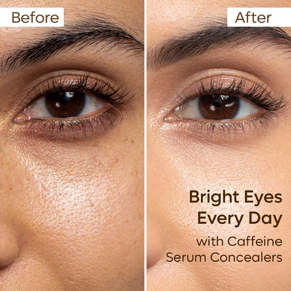 mCaffeine Eyes On You Serum Concealer | Brightens Under Eye & Reduces Dark Circles - Almond Milk - ( 5ml ) ( Full Size )
