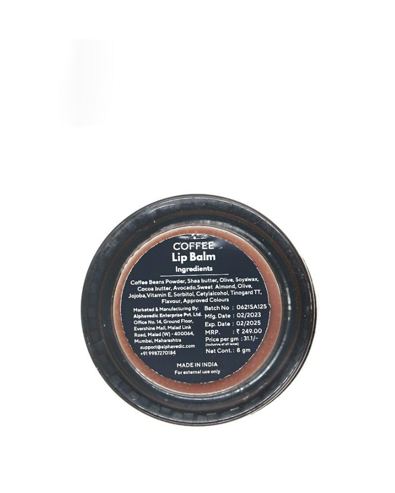 Alphavedic Coffee Lip balm (8 gm) ( Mini / Small Pack / Sample )