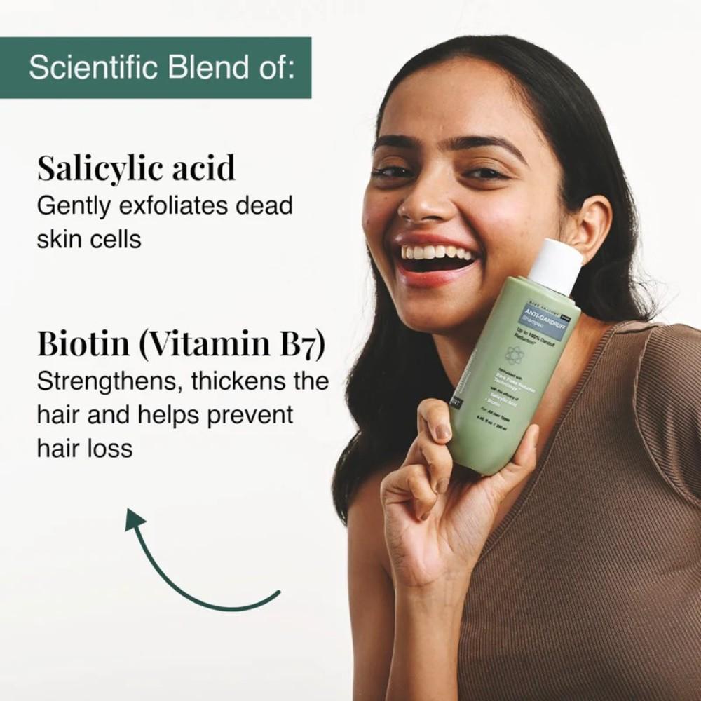 Bare Anatomy Anti Dandruff Shampoo with Salicylic Acid & Biotin ( 250 ml ) ( Full Size )