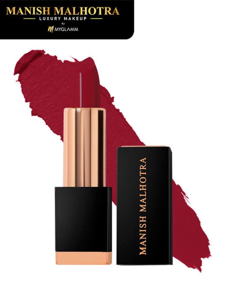 Manish Malhotra Beauty By MyGlamm Soft Matte Lipstick - Berry Fantasy ( 4 gm ) ( Full Size )