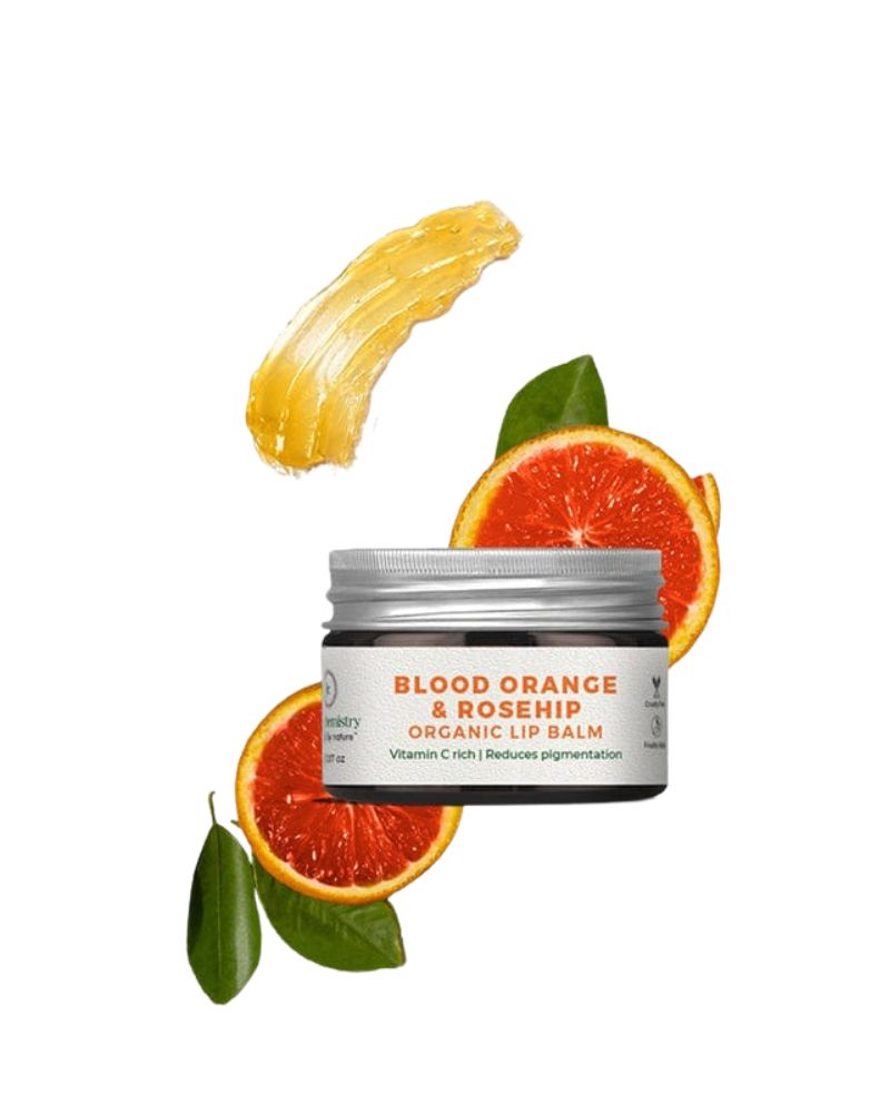 Juicy Chemistry Blood Orange and Rosehip Lip Balm ( 5 gm ) ( Full Size )