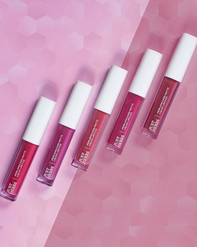 Brights & Pinks (Set of 5* 2ml) Herb Enriched Matte Liquid Lipstick Kit