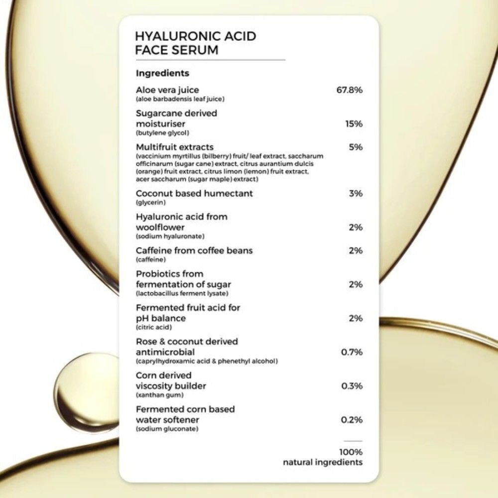 Brillare Hyaluronic Acid Face Serum For Dry, Ageing Skin (30ml) ( Full Size )