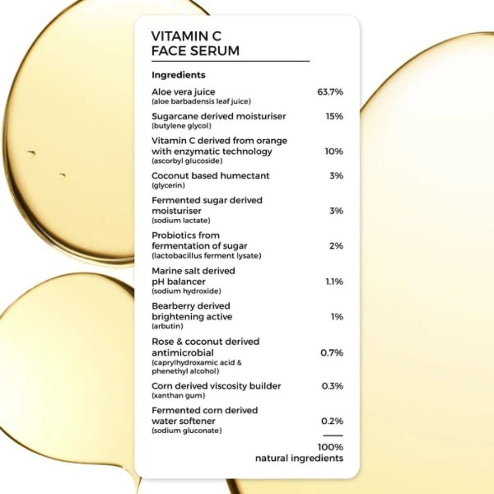 Brillare 10% Vitamin C Face Serum For Bright, Glowing Skin ( 30 ml ) ( Full Size )