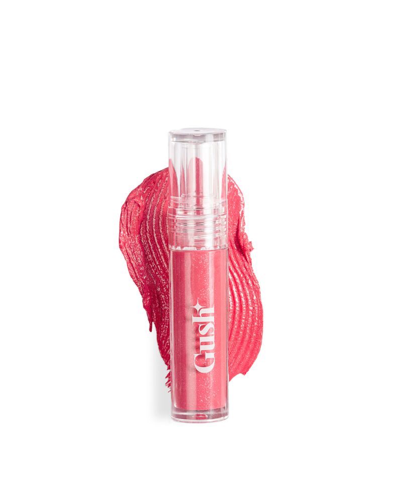 GUSH BEAUTY Glaze Lip Oil Gloss ( Pink Gloss - Candy Glaze ) ( 2.8 ml )( Full Size )