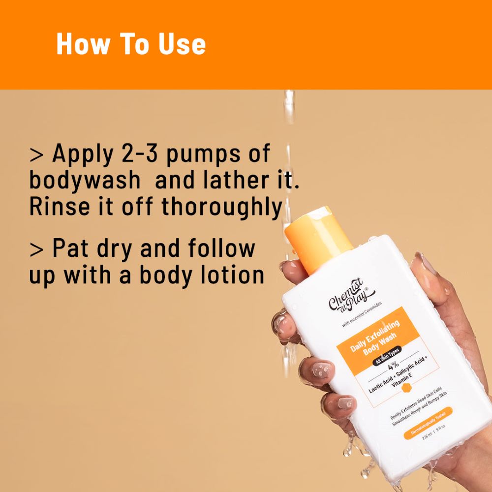 Chemist at Play Exfoliating Body Wash with Lactic Acid ( Full Size ) ( 236 ml )