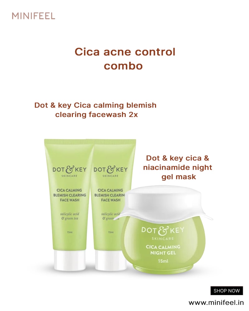 Cica Acne Control combo ( pack of 3 ) ( Mini / Small Pack / Sample )