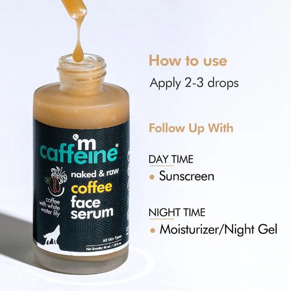 Coffee Face Serum for 72 Hrs Hydration with Hyaluronic Acid ( 40ml ) ( Full Size )