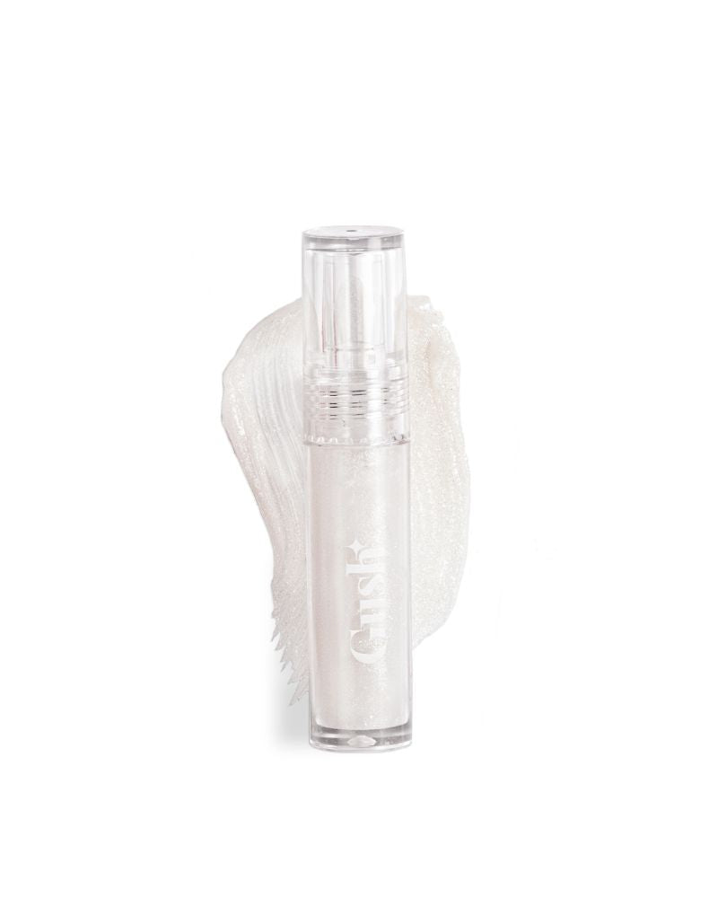 GUSH BEAUTY Glaze Lip Oil Gloss (Clear Gloss - Crystal Milk) ( 2.8 ml )( Full Size )