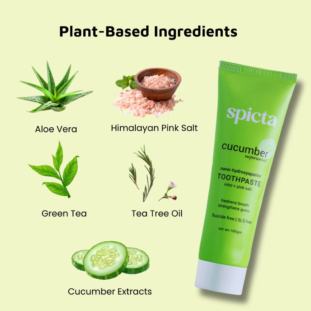 Spicta Cucumber Mint Toothpaste ( 100 gm ) ( Full Size )