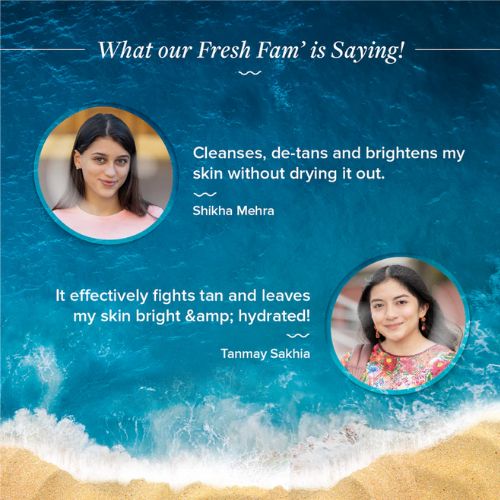 Aqualogica Detan+ Smoothie Face Wash with Cherry Tomato & Glycolic Acid for Tan Removal - 100ml