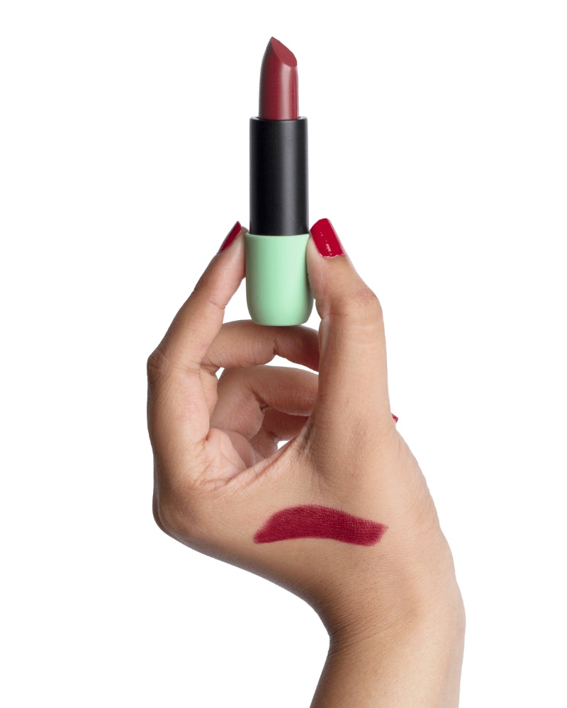 Disguise Cosmetics Ultra-Comfortable Satin Matte Lipstick - Plum Striker ( Full Size )