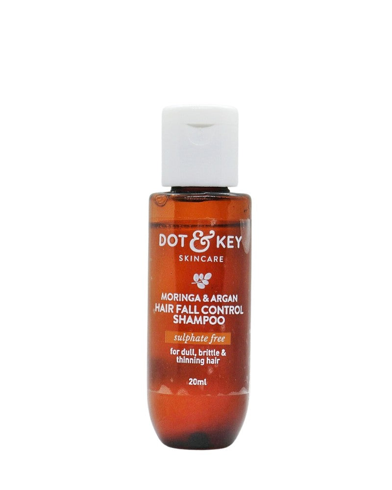 Dot & Key Moringa & Argan Oil Anti Hairfall Shampoo (20 ml)( Mini / Small Pack / Sample )