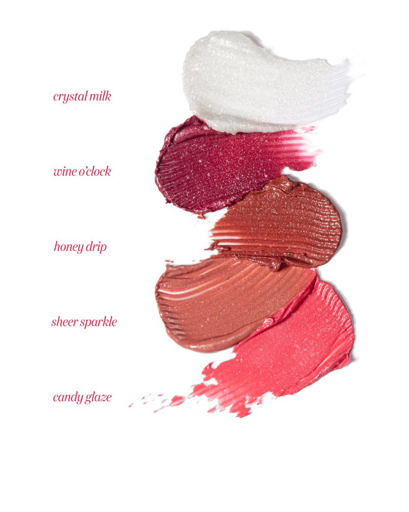 GUSH BEAUTY Glaze Lip Oil Gloss ( Mauve Gloss - Wine oClock ) (2.8 ml )( Full Size )