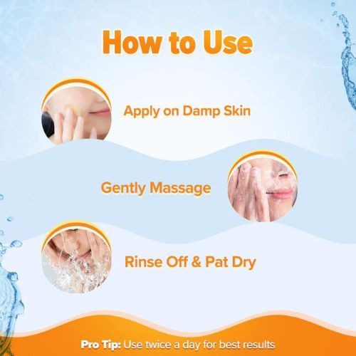 Aqualogica Glow+ Smoothie Face Wash with Papaya & Vitamin C for Glowing Skin( 100ml )