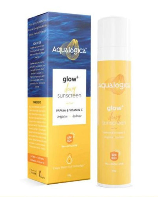 Aqualogica Glow+ Dewy Sunscreen SPF 50 +++ ( 50gm )