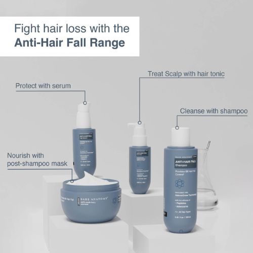 Bare Anatomy Hair Fall Control Shampoo with Peptides (250 ml)