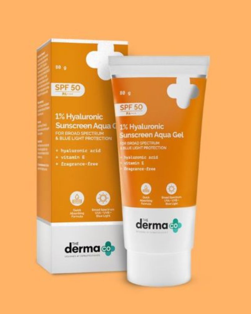 The Derma Co 1% Hyaluronic Sunscreen Aqua Gel ( 80g )