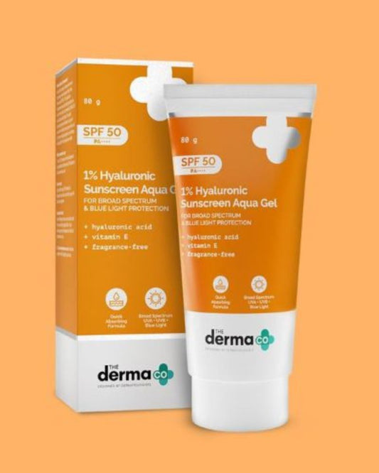 The Derma Co 1% Hyaluronic Sunscreen Aqua Gel ( 30g )
