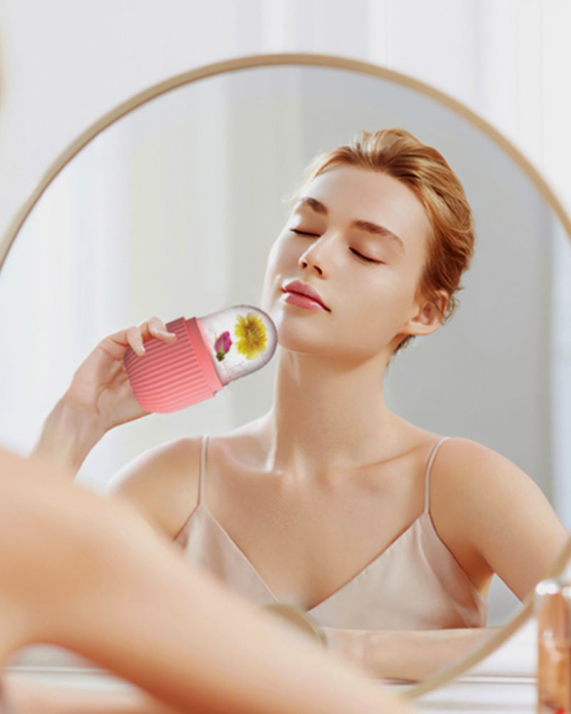 Natural Vibes Ice Facial Roller for Face, Neck and Under Eye