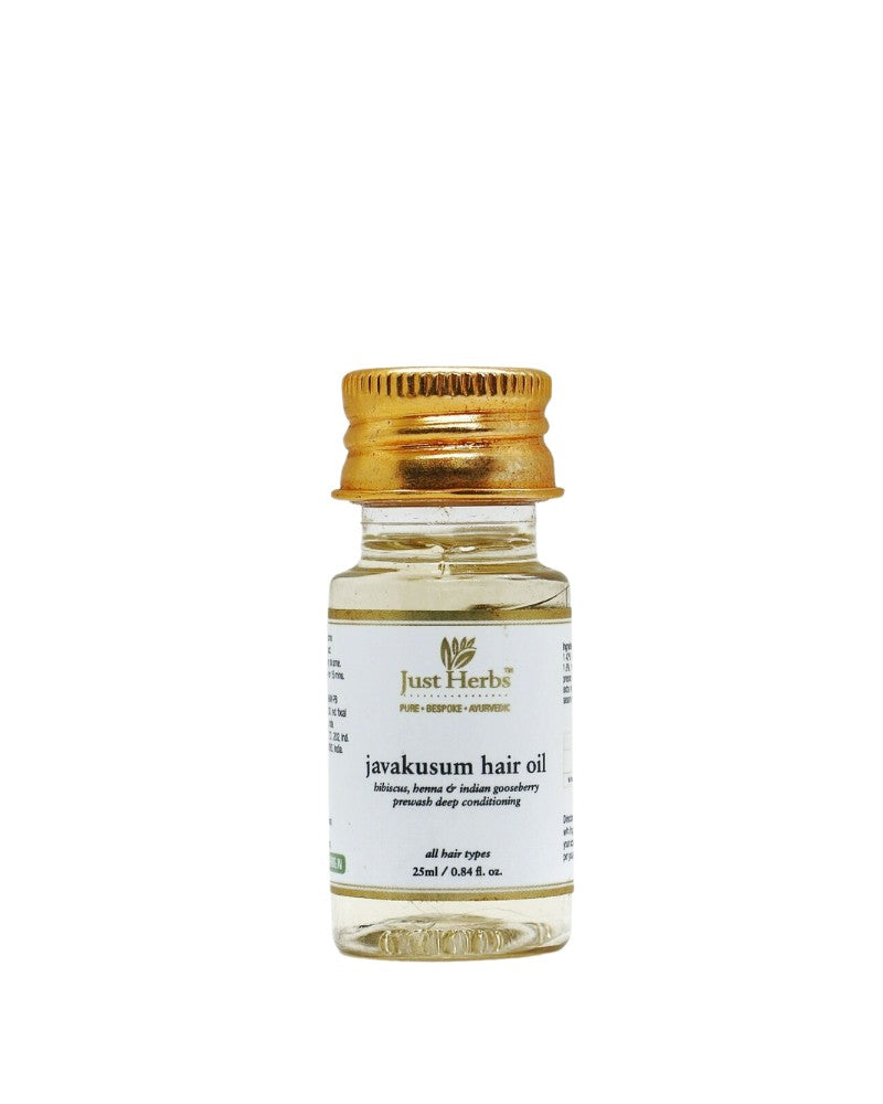 Just Herbs Javakusum Hair Oil ( 25 ml ) ( Mini/ Small pack / Sample )