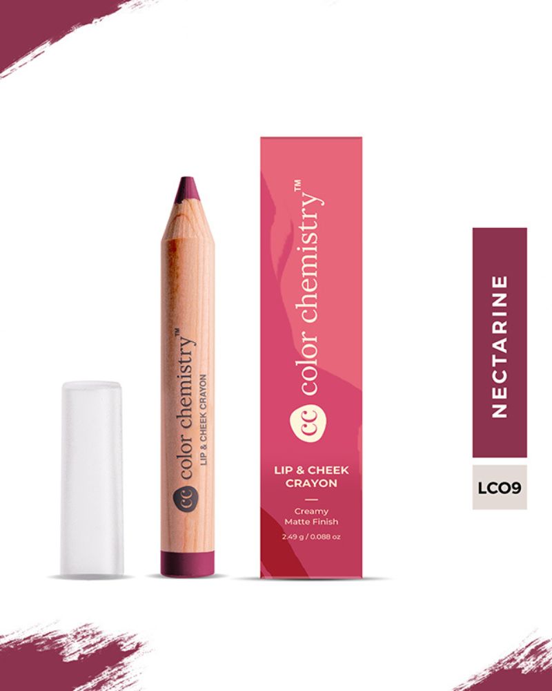 Color Chemistry Lip & Cheek Crayon - Nectarine (3.39 Gm) ( Full Size )