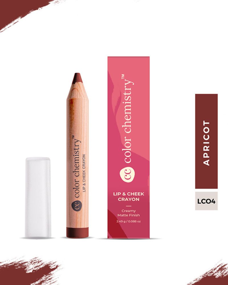 Color Chemistry Lip & Cheek Crayon - Apricot (3.39 Gm) ( Full Size )