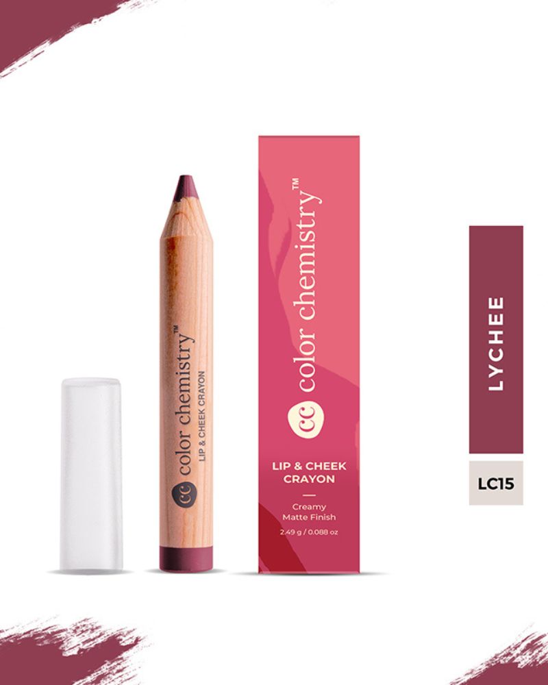 Color Chemistry Lip & Cheek Crayon - Lychee (3.39 Gm) ( Full Size )