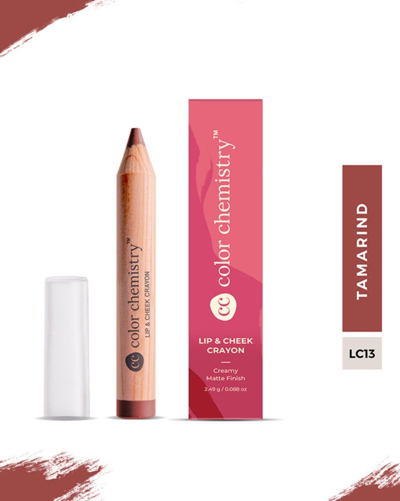 Color Chemistry Lip & Cheek Crayon - Tamarind (3.39 Gm) ( Full Size )