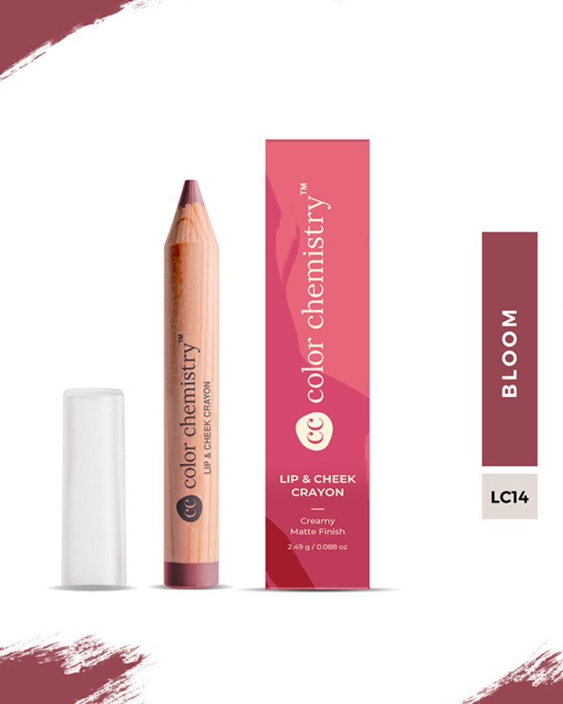Color Chemistry Lip & Cheek Crayon - Bloom (3.39 Gm) ( Full Size )