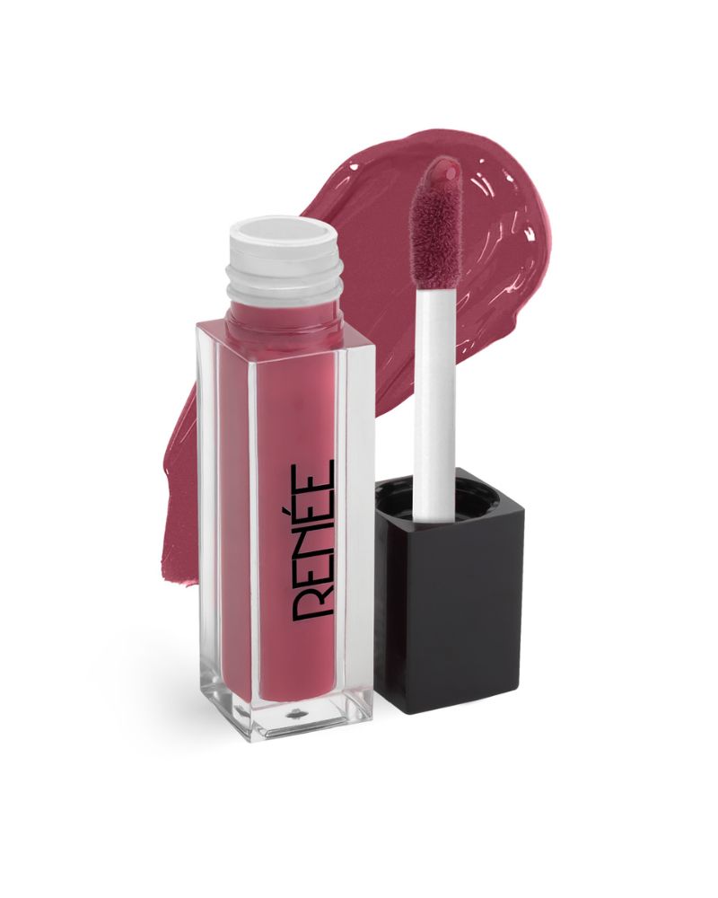 Renee Stay With Me Mini Matte Lip Color - (Awe For Mauve) (2 ml) (Mini/Small Pack/Sample)