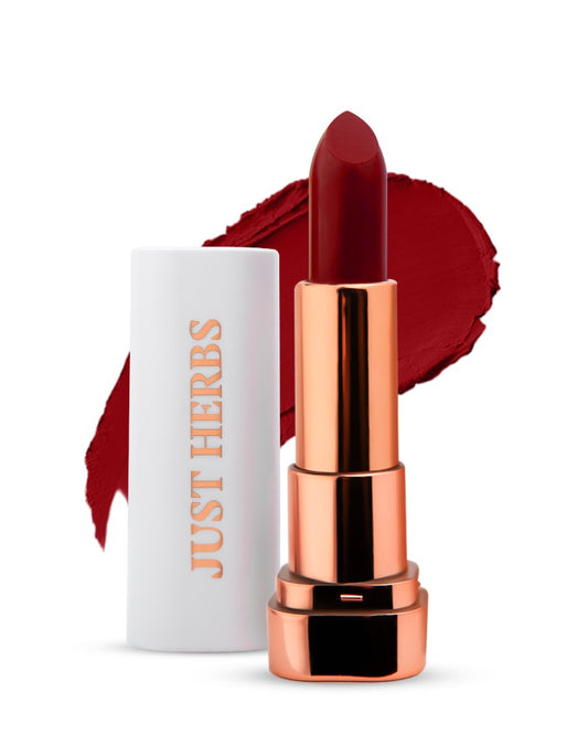 Just Herbs Long Stay Relaxed Matte Bullet Lipsticks - Cherry Kiss