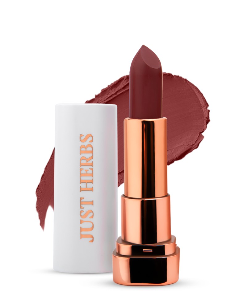 Just Herbs Long Stay Relaxed Matte Bullet Lipsticks - Coffee Date