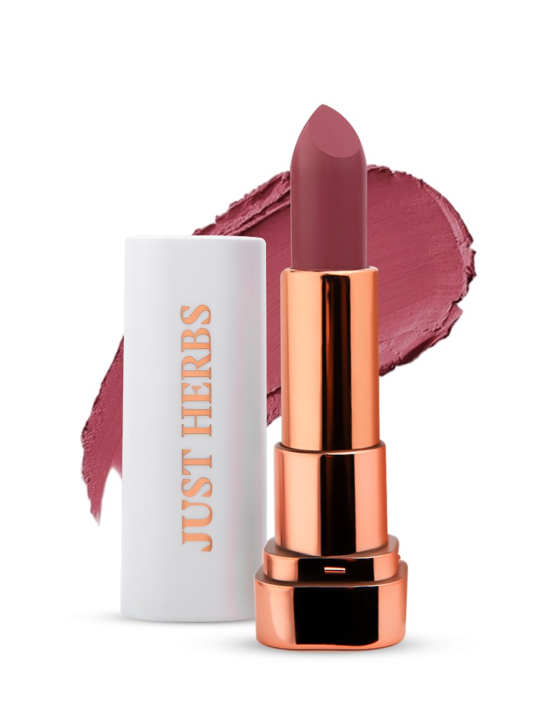 Just Herbs Long Stay Relaxed Matte Bullet Lipsticks - JHRM Dirty Rose