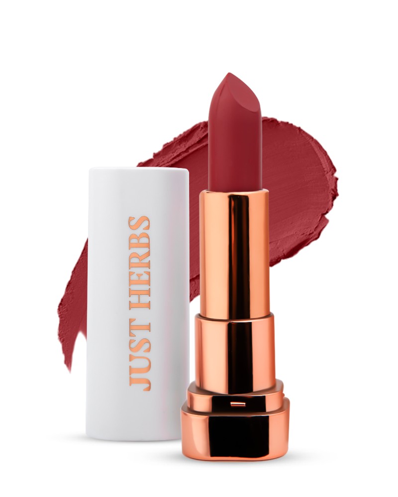 Just Herbs Long Stay Relaxed Matte Bullet Lipsticks - Taupe Tier