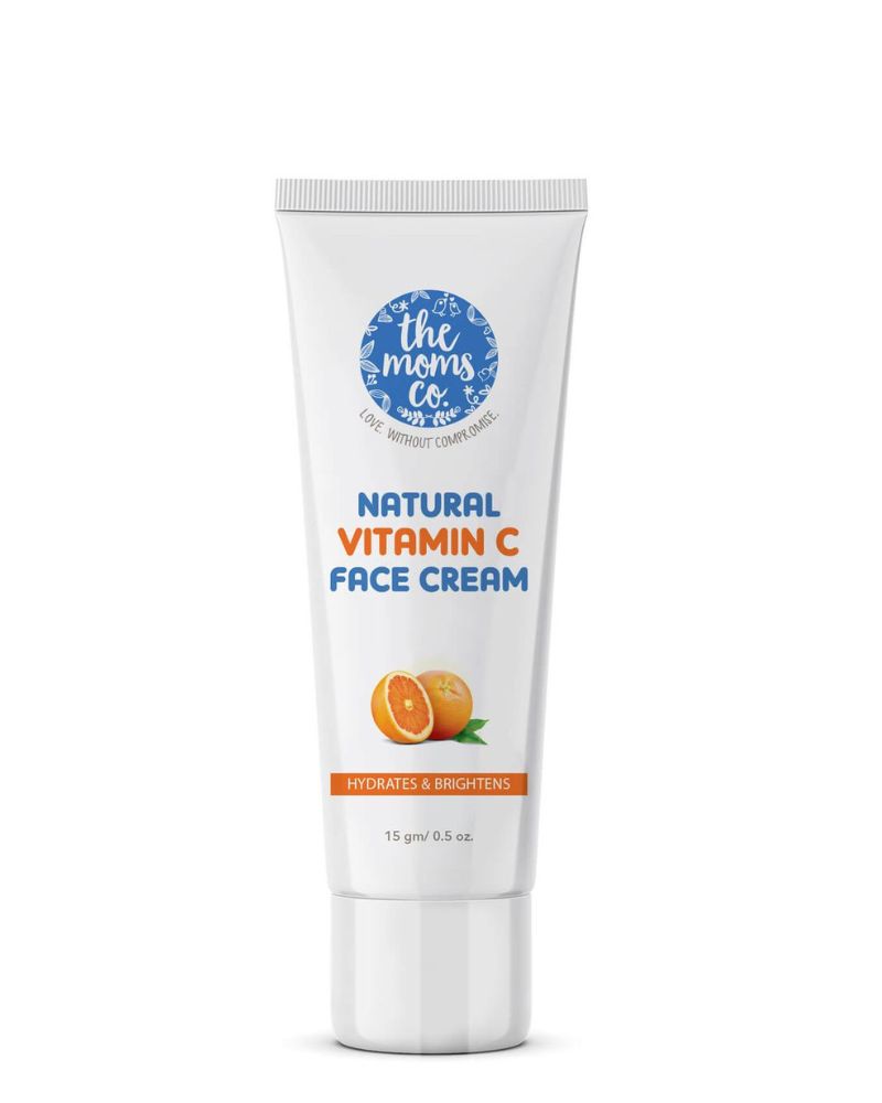 The Moms Co Natural Vitamin C Face Cream ( 15 gms ) ( Mini / Small Pac