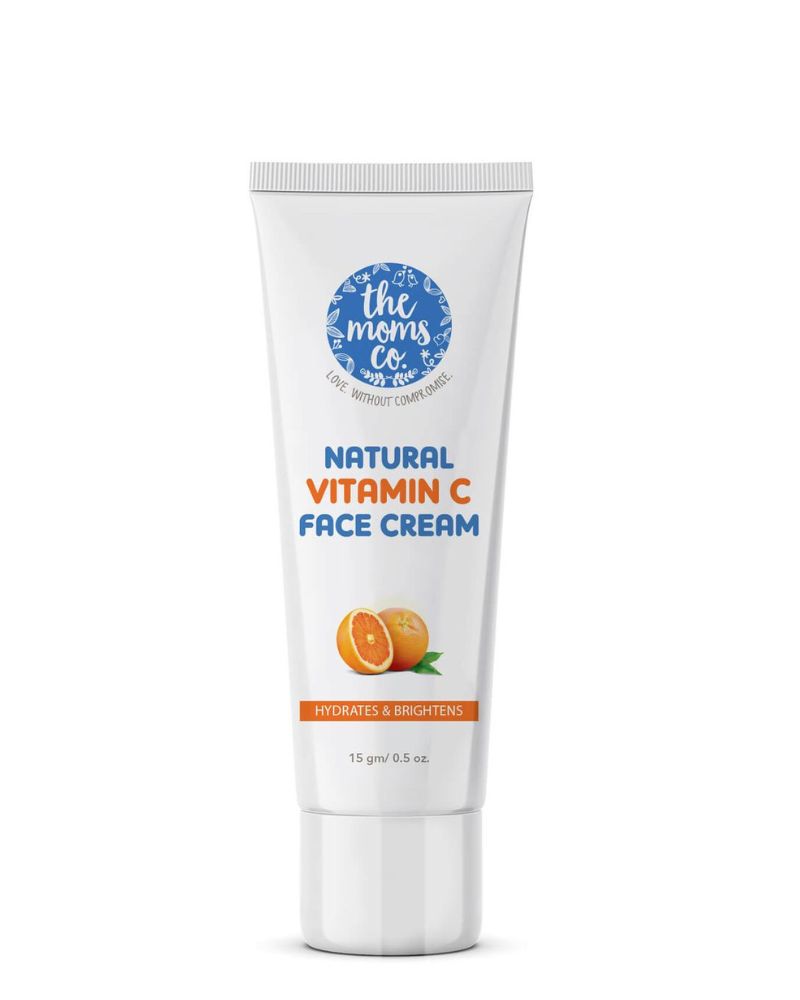 The Moms Co Natural Vitamin C Face Cream ( 15 gms ) ( Mini / Small Pack / Sample )
