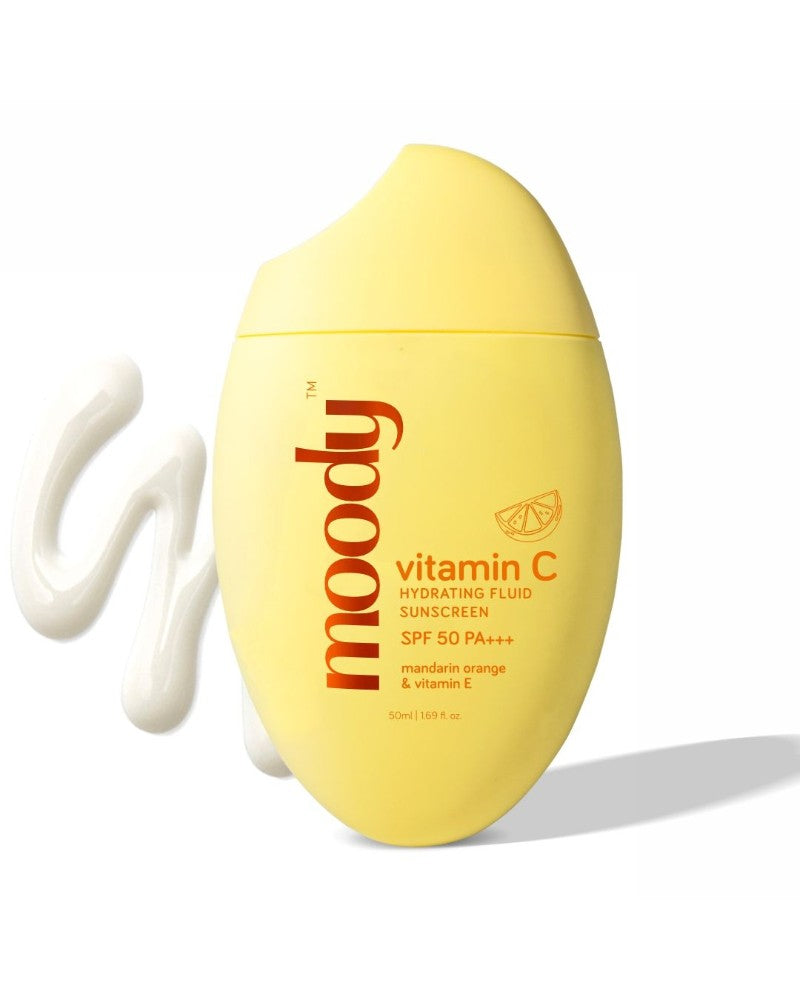 Moody Vitamin C Hydrating Fluid Sunscreen SPF 50 PA+++ - (50 ml)