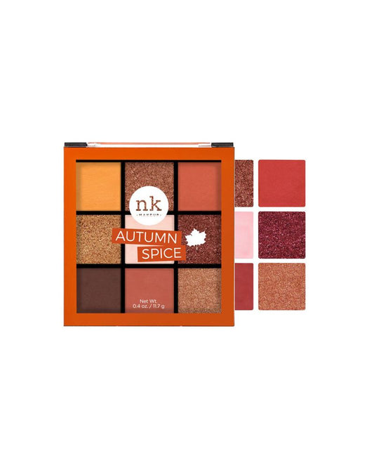 Nicka K Newyork Nine Color Eyeshadow Palette - Autumn Spice ( Full Size )