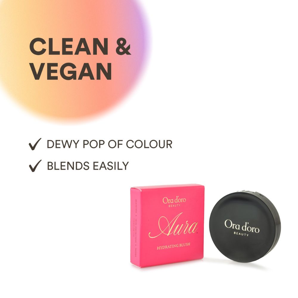 Ora Doro Paradiso - Pink Hydrating Cream Blush ( 2.5 Gms ) ( Full Size )