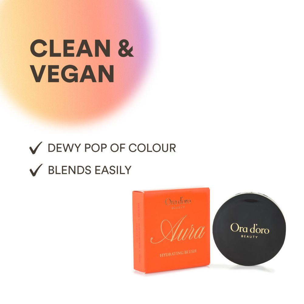 Ora Doro Sunset - Coral Hydrating Cream Blush ( 2.5 Gms ) ( Full Size )