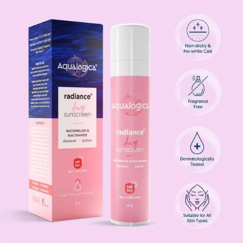Aqualogica Radiance+ Dewy Sunscreen SPF 50+ PA +++( 50gm )