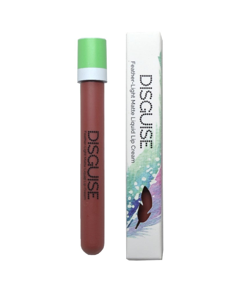 Disguise Cosmetics Feather-Light Matte Liquid Lip Cream - Relaxed Mocha ( 6.8 ml ) ( Full Size )