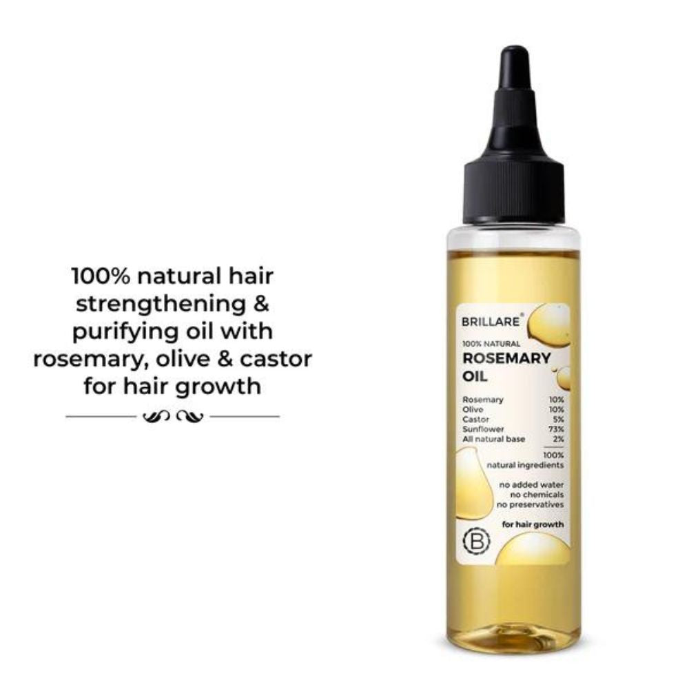 Brillare Rosemary Hair Oil For Hair Growth ( 100 ml ) ( Full Size )