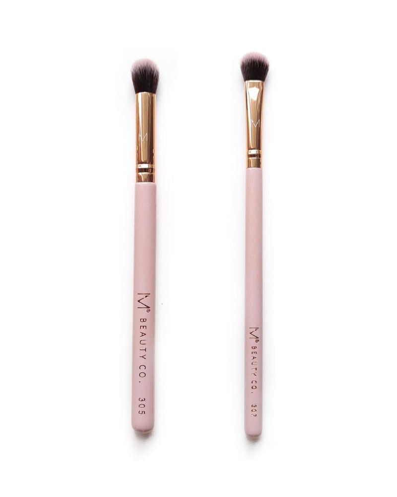 IM Beauty Round Detailing & Flat Eyeshadow Brush Set ( Set of 2 )