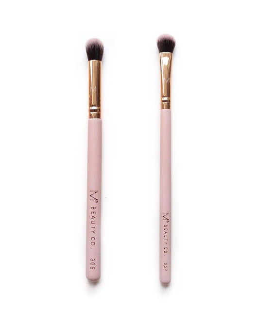 IM Beauty Round Detailing & Flat Eyeshadow Brush Set ( Set of 2 )