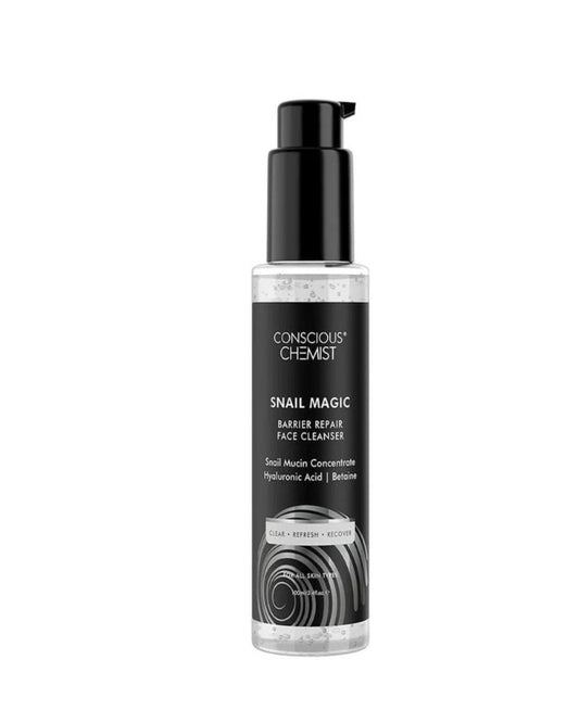 Conscious Chemist Snail Magic Cleanser | Hydration & Barrier Repair | Snail Mucin & Hyaluronic Acid ( Full Size ) ( 100 ml )