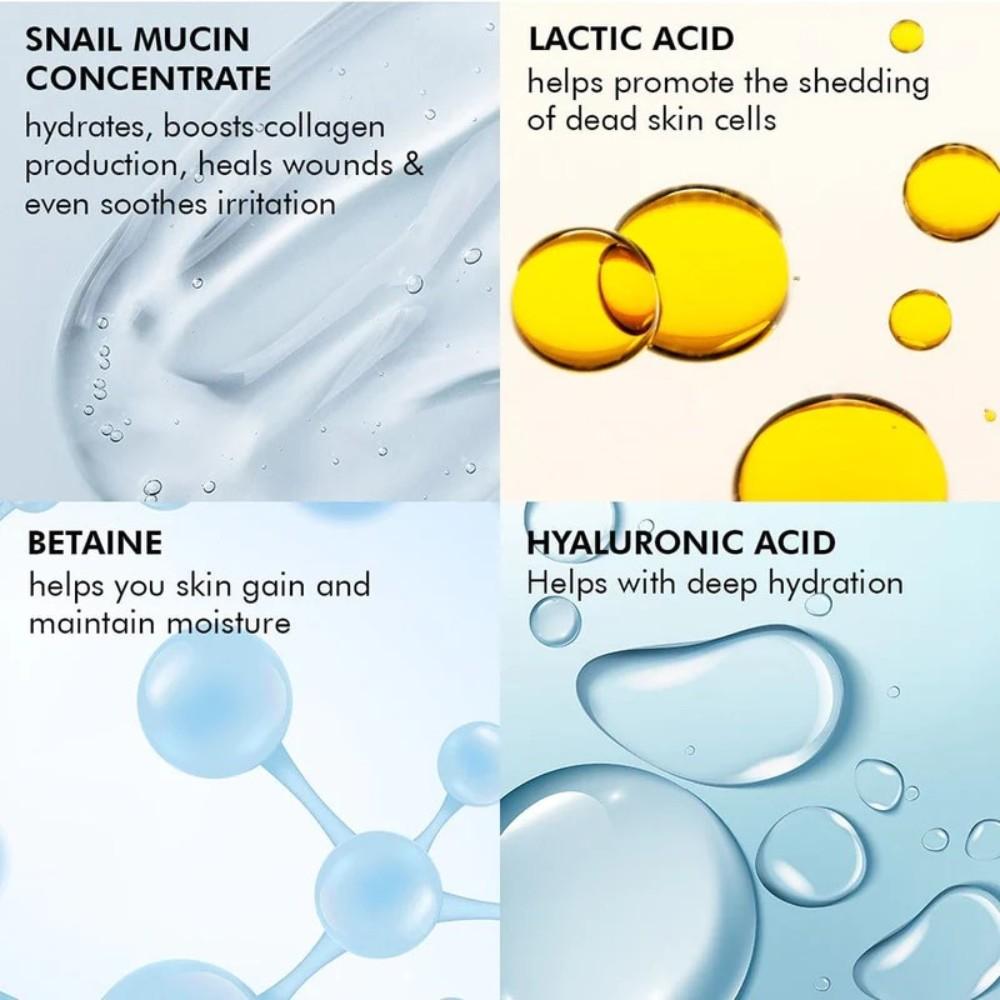 Conscious Chemist Snail Magic Cleanser | Hydration & Barrier Repair | Snail Mucin & Hyaluronic Acid ( Full Size ) ( 100 ml )